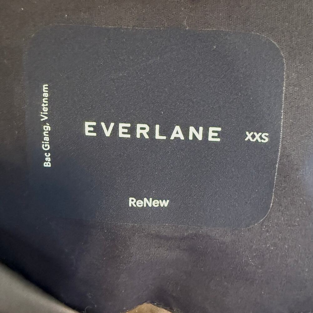 Everlane The ReNew Anorak Jacket In Forest Black Size XXS New - Picture 11 of 12